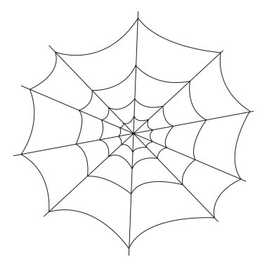 İzole örümcek ağı