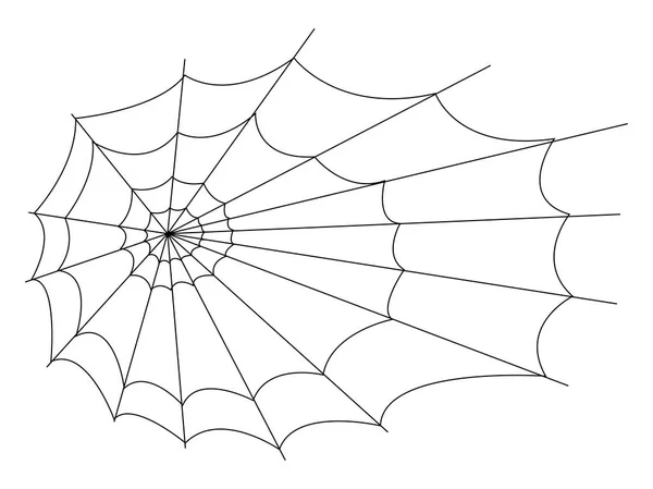 Toile d'araignée isolée — Image vectorielle