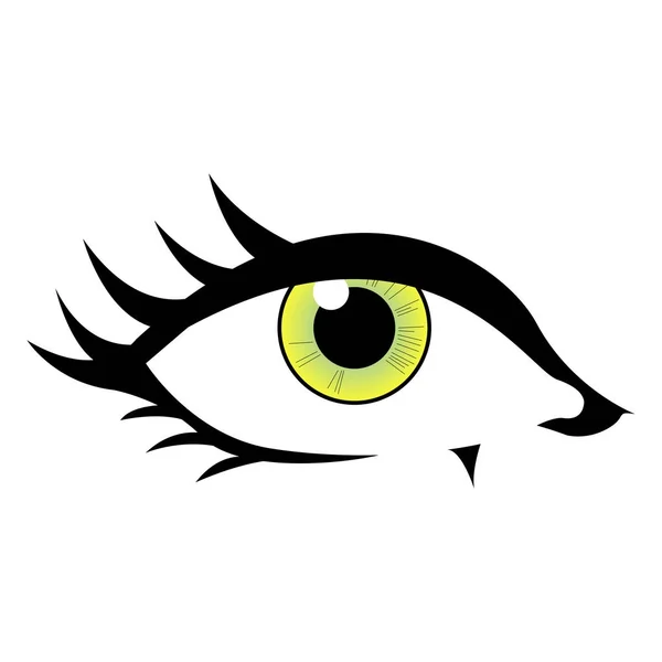 コミック スタイルの目 — ストックベクタ