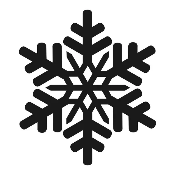 Ícone isolado de floco de neve — Vetor de Stock