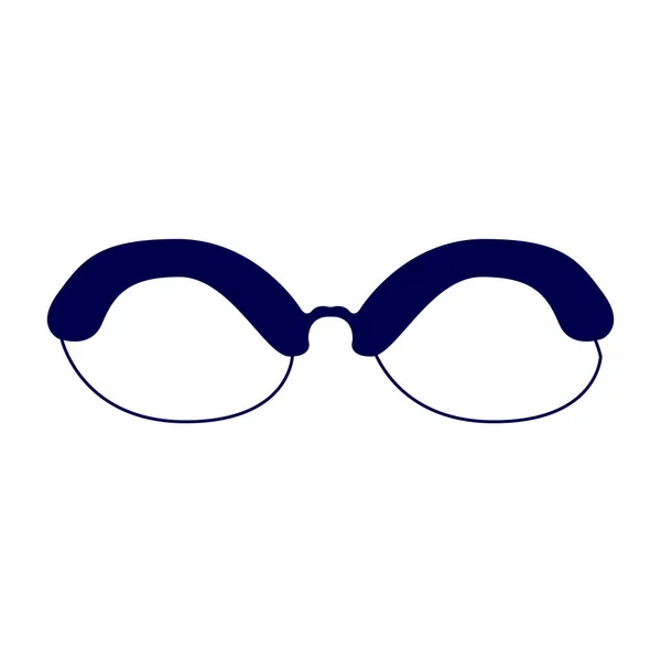 Isolerade glasögon illustration — Stock vektor