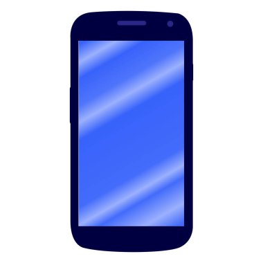 İzole cep telefonu simgesi