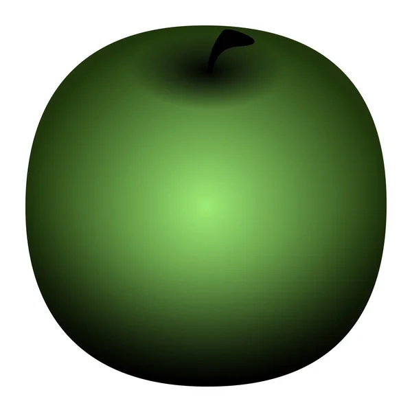Isolerade apple illustration — Stock vektor