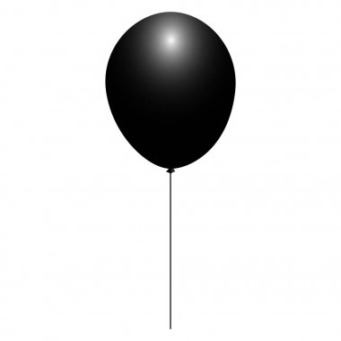 İzole balon simgesi