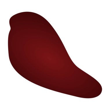 İzole petal illüstrasyon