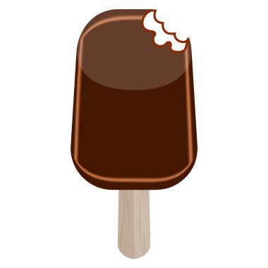 İzole buzlu şeker illüstrasyon