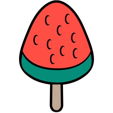 İzole buzlu şeker illüstrasyon