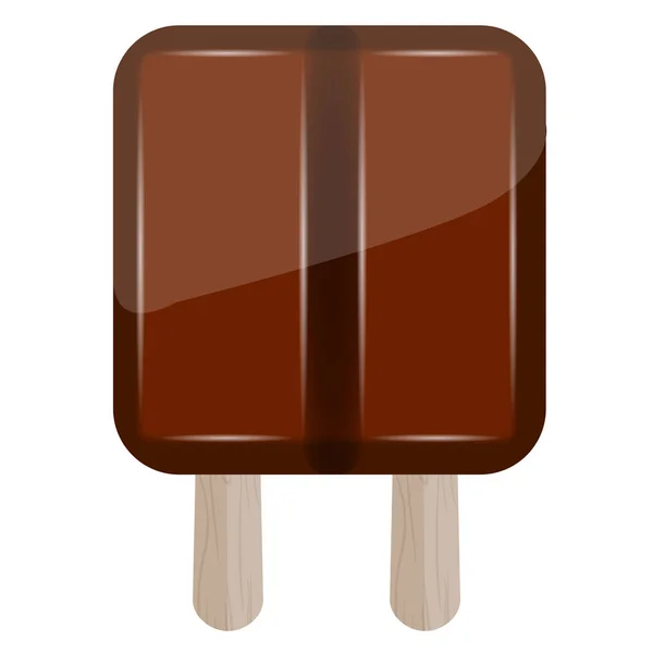 Illustration isolée de popsicle — Image vectorielle