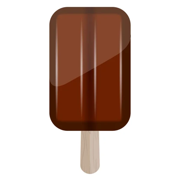 Elszigetelt popsicle illusztráció — Stock Vector