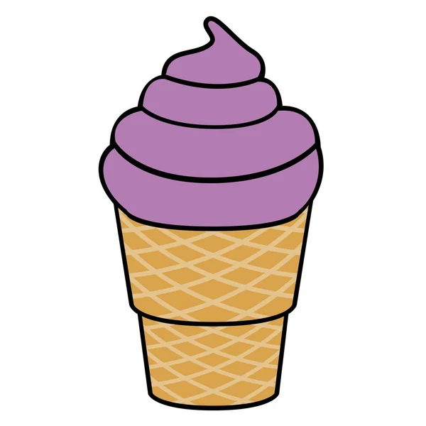 Helado aislado — Vector de stock