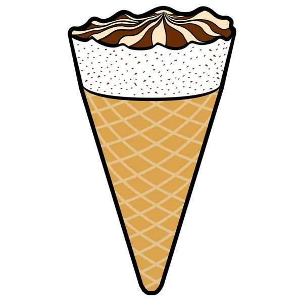 격리 된 아이스크림 — 스톡 벡터