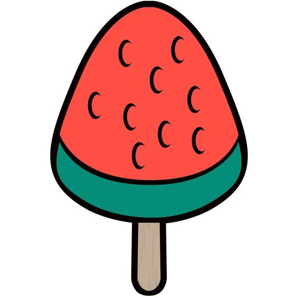 Isolerade popsicle illustration — Stock vektor