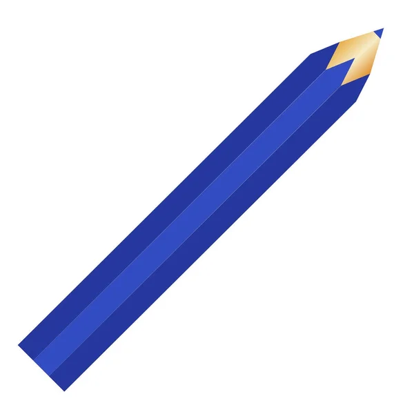 Ilustración a lápiz aislado — Vector de stock
