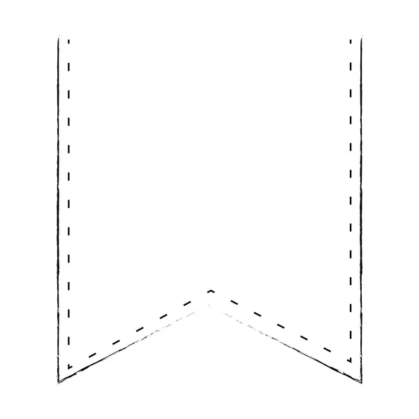 Bannière vide isolée — Image vectorielle