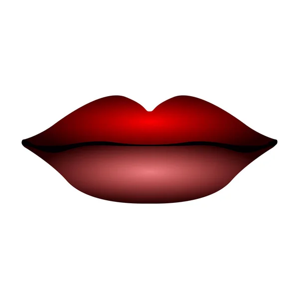 分離の美唇 — ストックベクタ