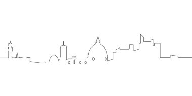 İzole Floransa cityscape