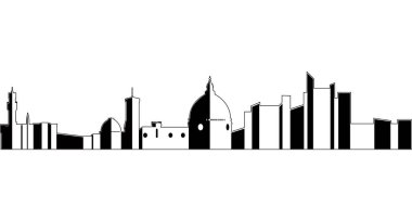 İzole Floransa cityscape