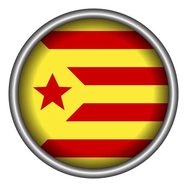 Bandera de Cataluña — Vector de stock