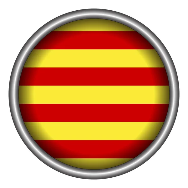 Vlag van Catalonië — Stockvector