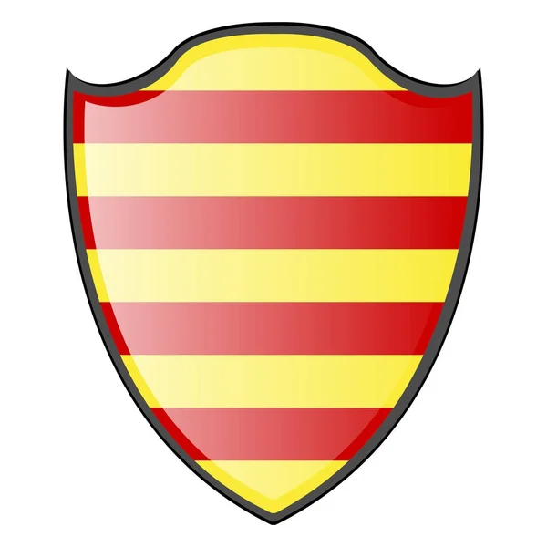 Drapeau de Catalogne — Image vectorielle
