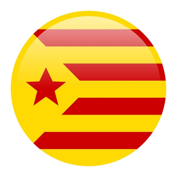 Drapeau de Catalogne — Image vectorielle