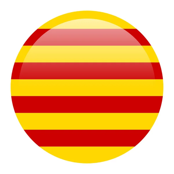 カタロニアの旗 — ストックベクタ