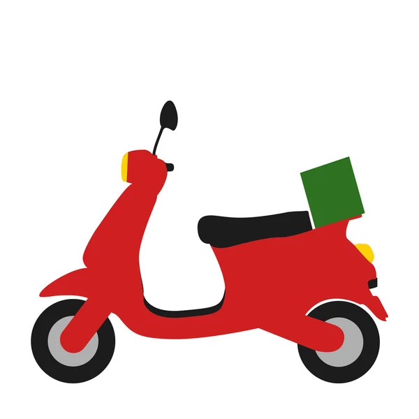 孤立的摩托车图标 — 图库矢量图片