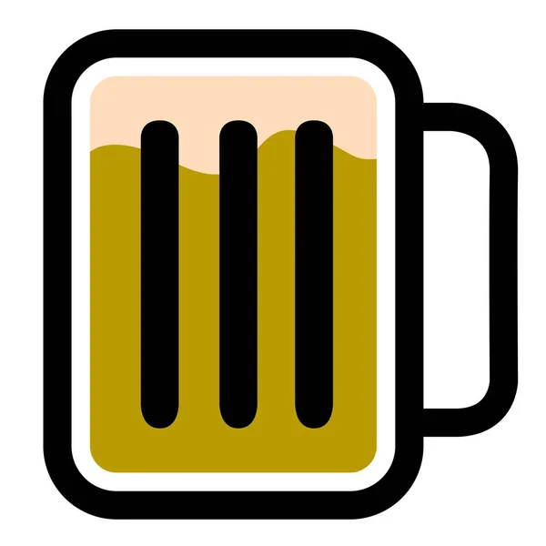 Icono de cerveza aislada — Vector de stock