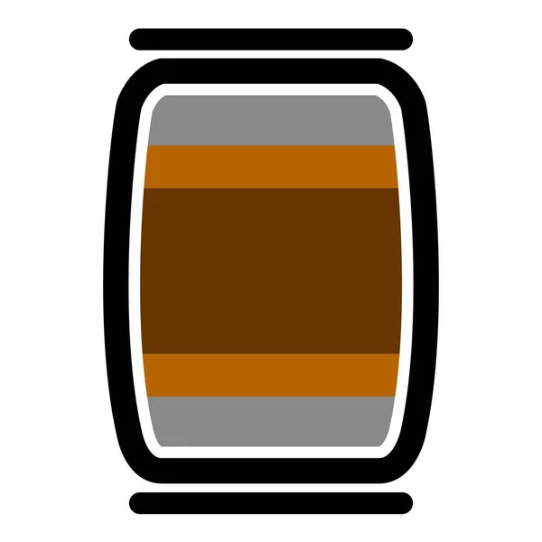 Ikona beczki piwa — Wektor stockowy