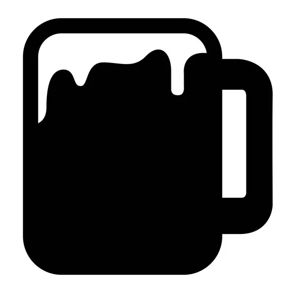 Μεμονωμένο εικονίδιο μπύρας — Διανυσματικό Αρχείο