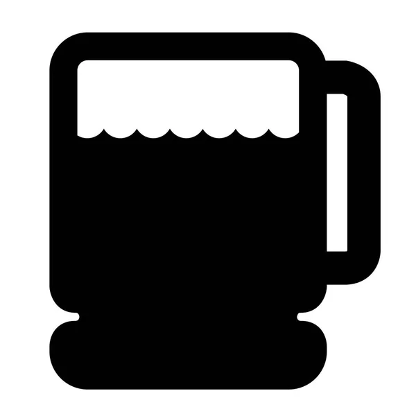 Vereinzelte Bier-Ikone — Stockvektor