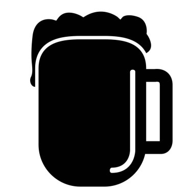 İzole bira ikonu
