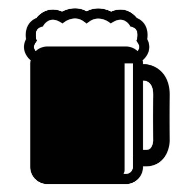 İzole bira ikonu