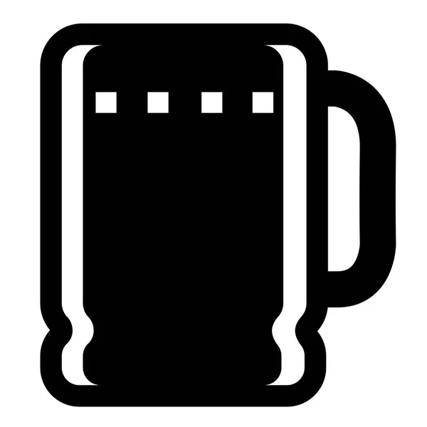 Geïsoleerd bierpictogram — Stockvector