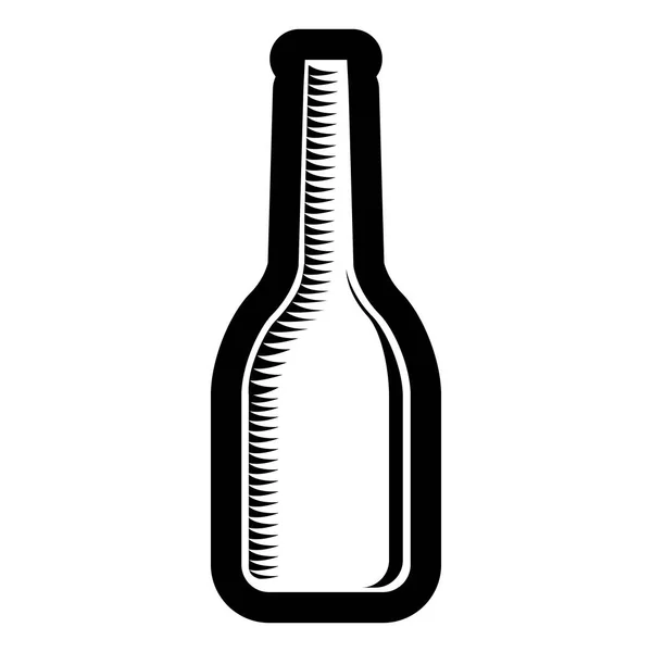 Icône bouteille de bière — Image vectorielle