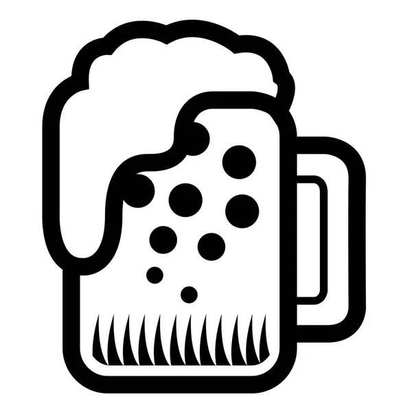 Isolated beer icon — Stock Vector