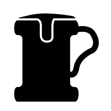 İzole bira ikonu