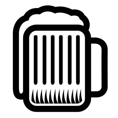 İzole bira ikonu