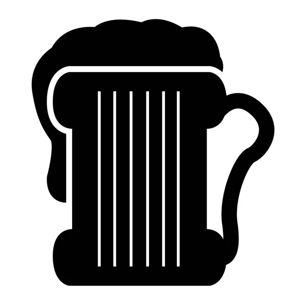 Geïsoleerd bierpictogram — Stockvector