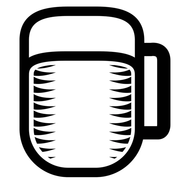 Izolovaná ikona piva — Stockový vektor
