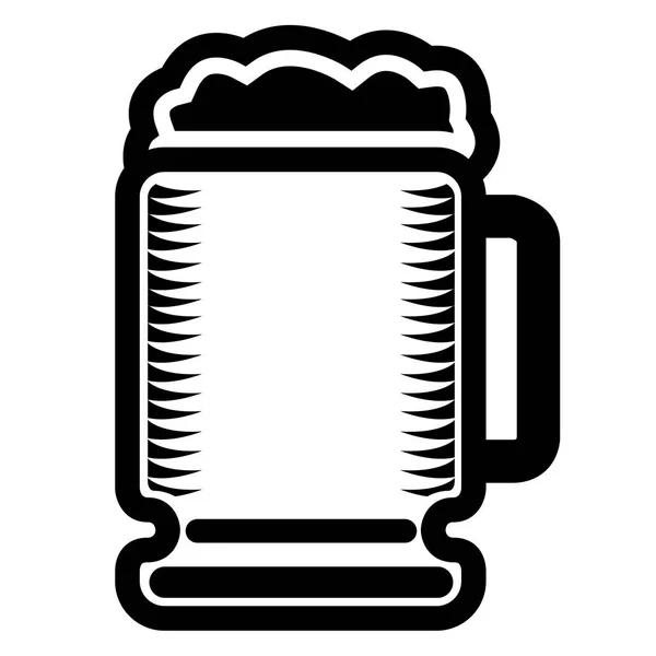 Geïsoleerd bierpictogram — Stockvector