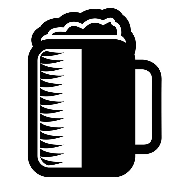 Icona della birra isolata — Vettoriale Stock