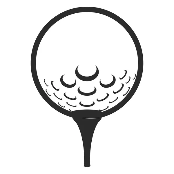Golf topu simgesi — Stok Vektör