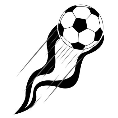 İzole futbol topu simgesini