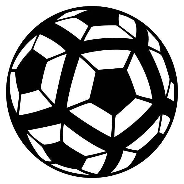 Isolated soccer ball icon — Stock Vector