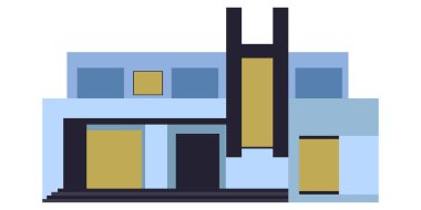 Bir ev bina önden görünümü