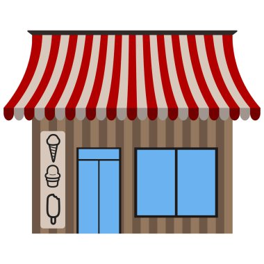 Dondurma Dükkanı önden görünümü