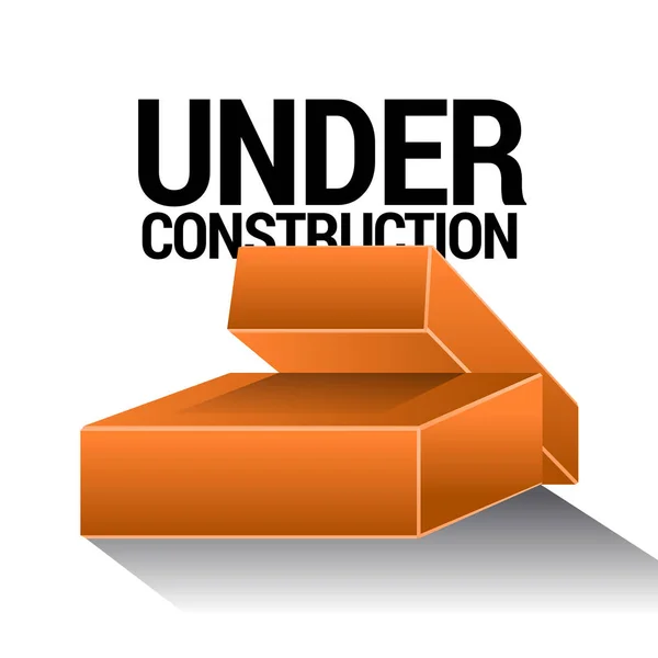 Under construction illustration — Stock Vector