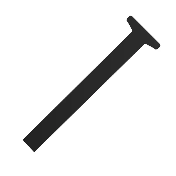 Konstruktion linjalsymbolen — Stock vektor