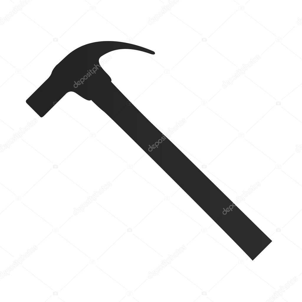 Isolated hammer icon